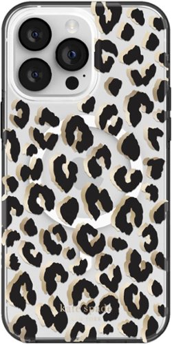 kate spade new york - Protective Hardshell Magsafe Case for iPhone 14 Pro Max - Leopard