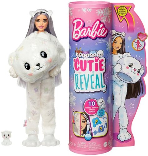 

Barbie - Cutie Reveal Snowflake Sparkle Series 11.9" Polar Bear Doll