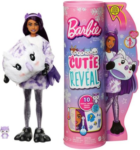Barbie - Cutie Reveal Snowflake Sparkle Series 11.9" Owl Doll