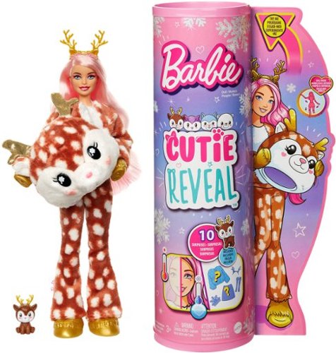 Barbie - Cutie Reveal Snowflake Sparkle Series 11.9" Deer Doll