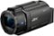 Sony - AX43A 4K Handycam with Exmore R CMOS sensor camcorder - Black-Angle_Standard 