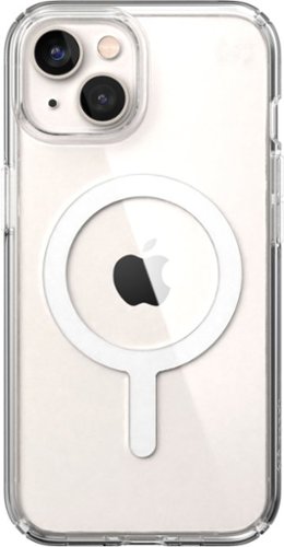 Speck - Presidio Perfect-Clear Case with MagSafe for Apple iPhone 14 - Clear