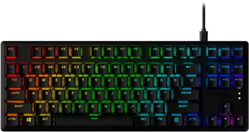 

HyperX - Alloy Origins Core TKL Wired Mechanical Blue Clicky Switch Gaming Keyboard with RGB Back Lighting - Black