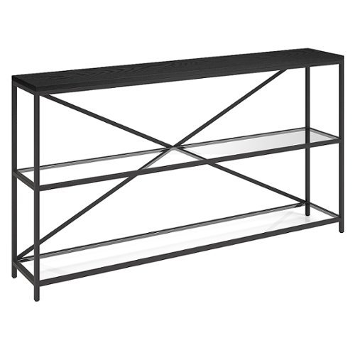 

Camden&Wells - Fionn Console Table - Blackened Bronze/Black Grain