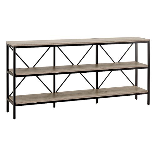 

Camden&Wells - Kira Console Table - Blackened Bronze/Antiqued Gray Oak