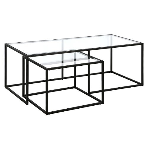 Camden&Wells - Kennedy Nesting Coffee Table (Set of 2) - Blackened Bronze