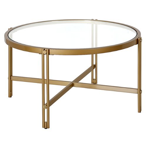 

Camden&Wells - Inez Round Coffee Table - Brass