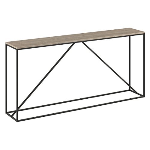 

Camden&Wells - Nia Console Table - Blackened Bronze/Antiqued Gray Oak