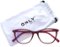 ONLY - Performer Blue Light Blocking Glasses - Crystal Plum-Front_Standard