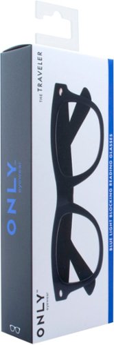 ONLY Traveler Blue Light Blocking Glasses - Black WORLDWIDE DELIVERY