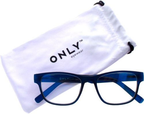 

ONLY - Playwright Blue Light Blocking Glasses - Crystal Blue