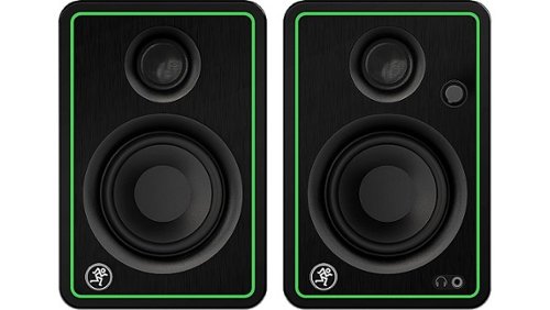 

Mackie - CR3-XBT Powered Studio Monitors with Bluetooth - Black