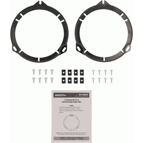 Metra Speaker Adapter Plates for Most 2015-Up Ram ProMaster City Vehicles (2-Pack) - Black HOW TO BUY