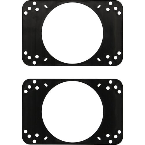 

Metra - Speaker Adapter Plates for Most Vehicles (2-Pack) - Black