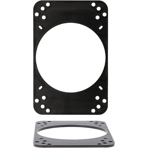 Metra Speaker Adapter Plates for Most Vehicles (2-Pack) - Black WHERE TO BUY