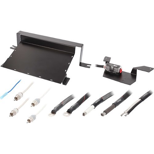 Metra Amp Installation Kit for Select Jeep Vehicles - Black GLOBAL SHIPPING