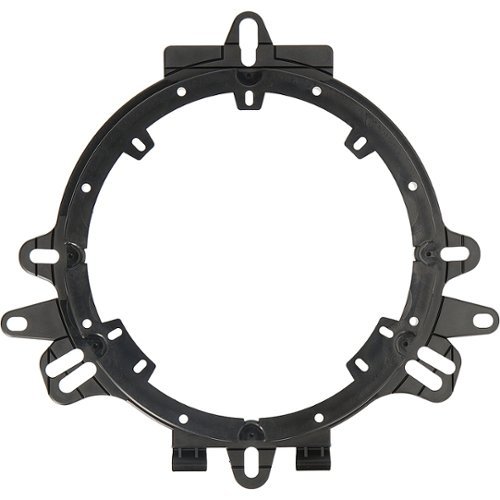 Metra Speaker Mounting Adapter for Most Vehicles (2-Pack) - Black GLOBAL SHIPPING
