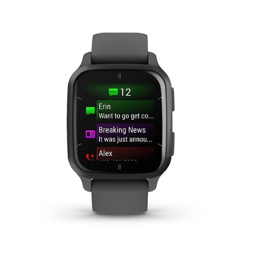 Garmin Venu Sq 2 GPS Smartwatch 40mm Fiber-reinforced polymer - Slate HOW TO BUY