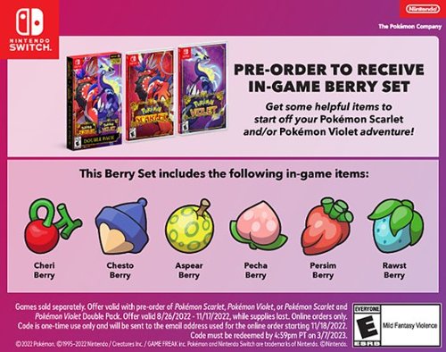  Berry Set - Nintendo Switch OLED Model, Nintendo Switch, Nintendo Switch Lite [Digital]