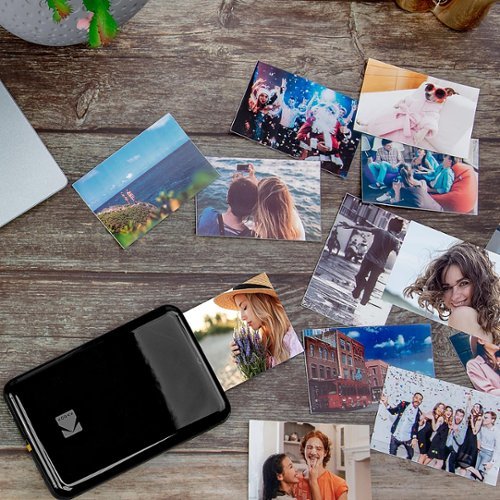 Kodak Step Instant Photo Printer with 2 x 3 Zink Photo Paper & Deluxe Case - Blue SHOP ONLINE