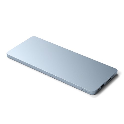 Satechi - USB-C Slim Dock for 24” iMac - Blue-Front_Standard 