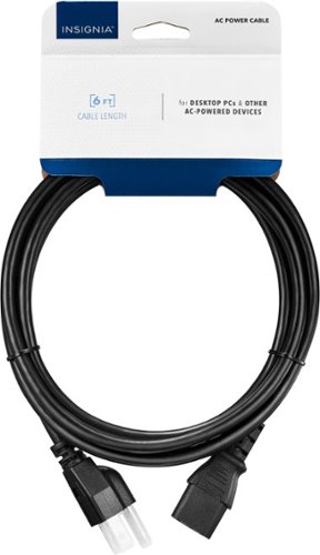 Insignia™ 6’ AC Power Cable GLOBAL SHIPPING
