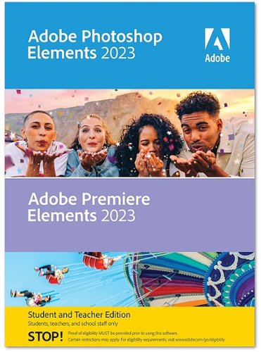 

Adobe - Photoshop Elements 2023 & Premiere Elements Student & Teacher Edition 2023 - Mac OS, Windows