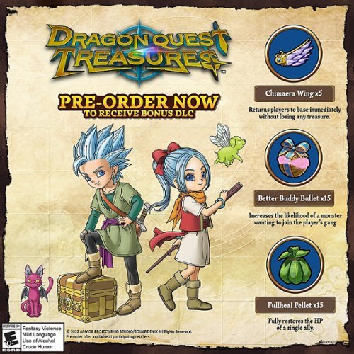  Dragon Quest Treasures Pre Order DLC Offer - Nintendo Switch