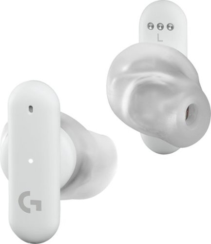 

Logitech - FITS True Wireless Gaming Earbuds for PC, Mac, PS5, PS4, Mobile, Nintendo Switch with Custom Molded Fit - White
