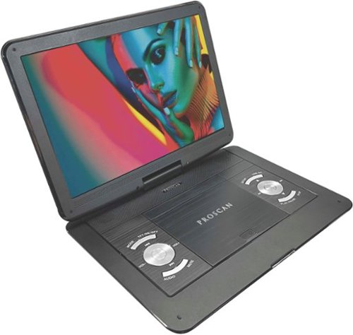 Proscan 13.3 Portable DVD Player - Black WORLDWIDE DELIVERY