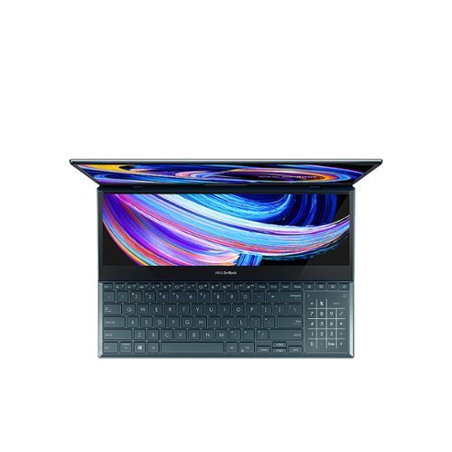 ASUS Zenbook Pro Duo 15 Touch Laptop OLED - Intel Core i9 with 32GB RAM - NVIDIA GeForce RTX 3070 Ti - 1TB SSD - Celestial Blue GLOBAL SHIPPING