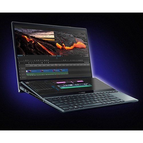 ASUS Zenbook Pro Duo 15 Touch Laptop OLED - Intel Core i9 with 32GB RAM - NVIDIA GeForce RTX 3070 Ti - 1TB SSD - Celestial Blue INTERNATIONAL SHIPPING
