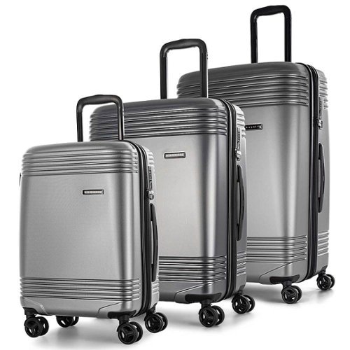 

Bugatti - Nashville Hardside Expandable Spinner Suitcase Set (3-Piece) - Charcoal