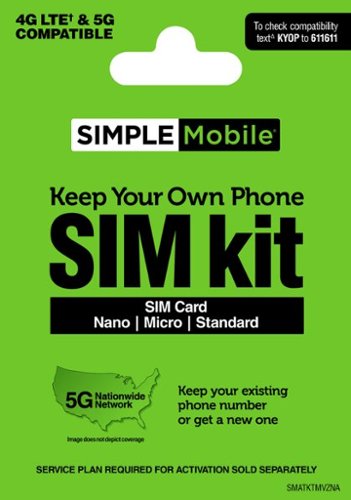 

Simple Mobile - Keep Your Own Phone SIM Card Kit - Multi