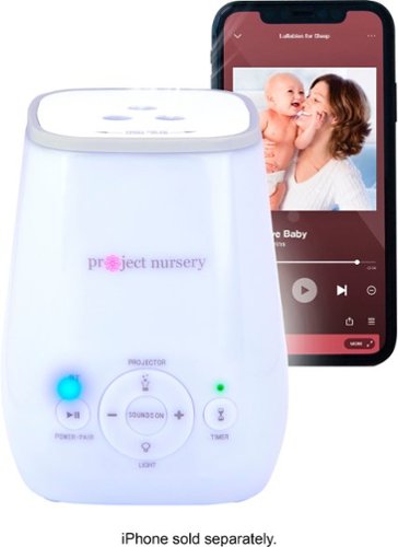 Project Nursery Soothing Projector - White GLOBAL SHIPPING