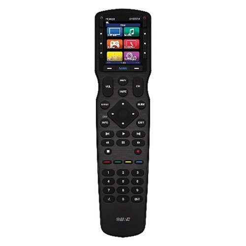 Universal Remote Control - IR/RF Standalone Programmable Color Remote - Black-Front_Standard 