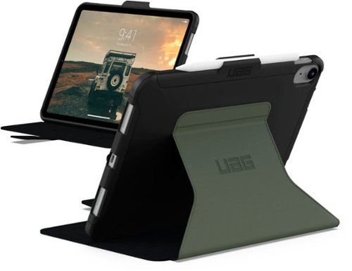 

UAG - Scout Folio Case for Apple 10.9-Inch iPad (Latest Model 2022) - Black/Olive