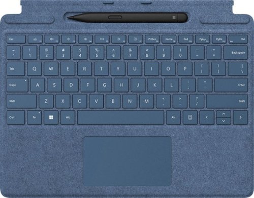 Microsoft - Surface Slim Pen 2 and Pro Signature Keyboard for Pro X, 8, 9 - Sapphire