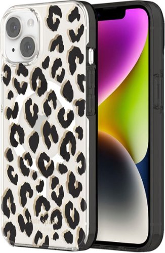 kate spade new york Protective Hardshell Magsafe Case for iPhone 14 and iPhone 13 - Leopard HOW TO BUY