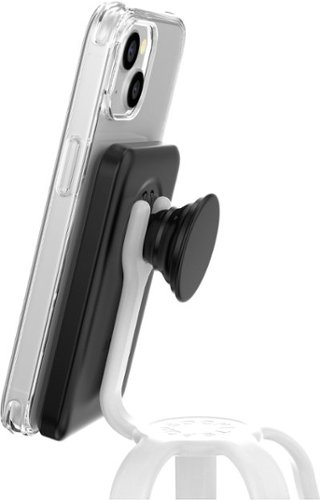 PopSockets x Anker MagGo 5000 mAh Portable Magnetic Battery Charger with Grip for MagSafe Compatible Devices - Black WHERE TO BUY