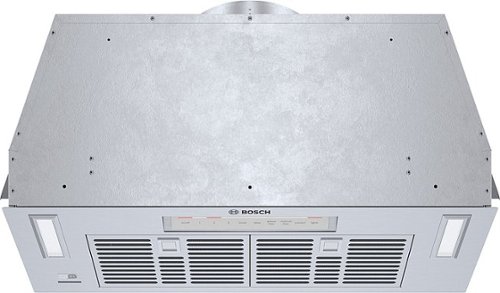 

Bosch - 800 Series 30" Externally Vented Cabinet Depth Custom Insert Range Hood with WiFi and 600 CFM Blower - Silver