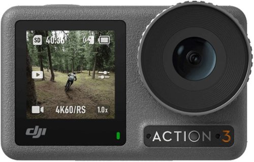 DJI - Cámara de acción 4K combinada estándar Osmo Action 3 - Gris