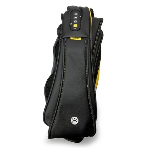 iHome SHIATSUMASSAGE Cordless Neck & Shoulder Massager with Heat - Black/Yellow WORLDWIDE DELIVERY