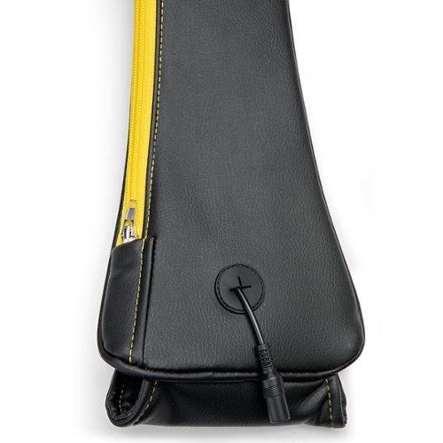 iHome SHIATSUMASSAGE Cordless Neck & Shoulder Massager with Heat - Black/Yellow GLOBAL SHIPPING