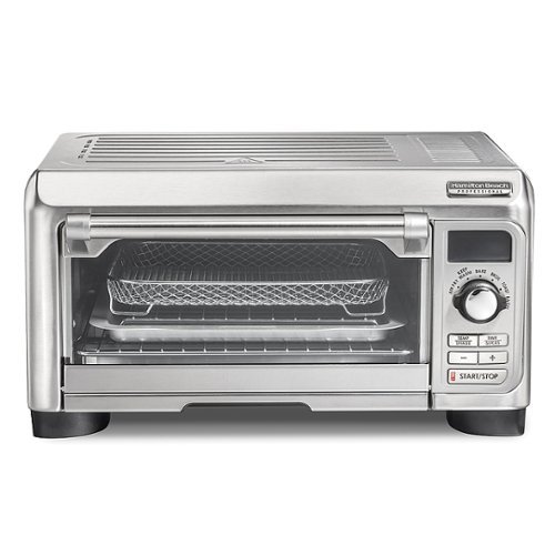 Hamilton Beach - Professional Sure-Crisp .55 Cubic Foot Air Fry Digital Toaster Oven - STAINLESS STEEL