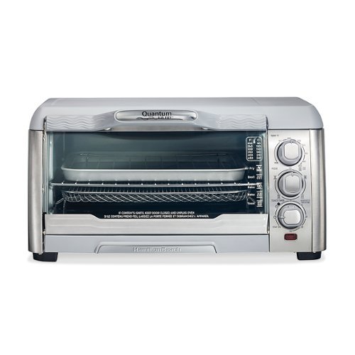 Hamilton Beach Air Fryer Toaster Oven with Quantum Air Fry Technology - STAINLESS STEEL
