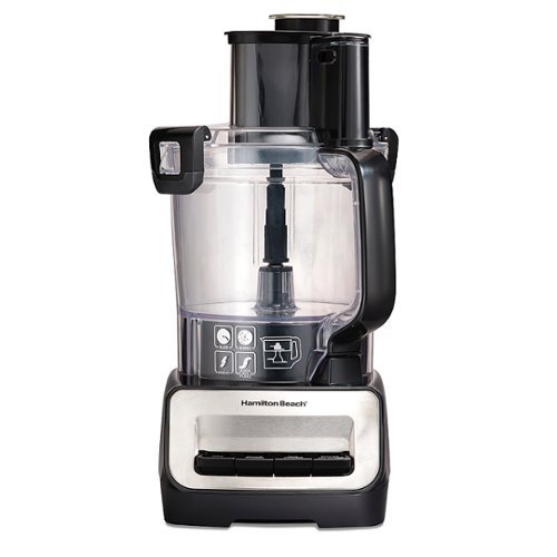 Hamilton Beach - Stack and Snap 14 Cup Duo Food Processor - Black
