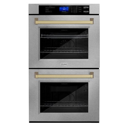 

ZLINE - 30" Autograph Edition Double Wall Oven with Self Clean and True Convection in Champagne Bronze - Stainless steel