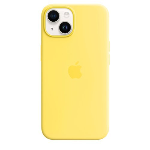 

Apple - iPhone 14 Silicone Case with MagSafe - Canary Yellow