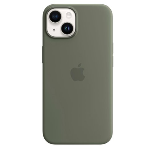 

Apple - iPhone 14 Silicone Case with MagSafe - Olive